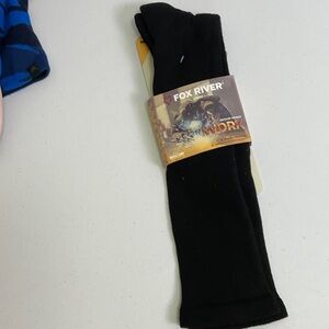 Fox River Men's Black Work Socks